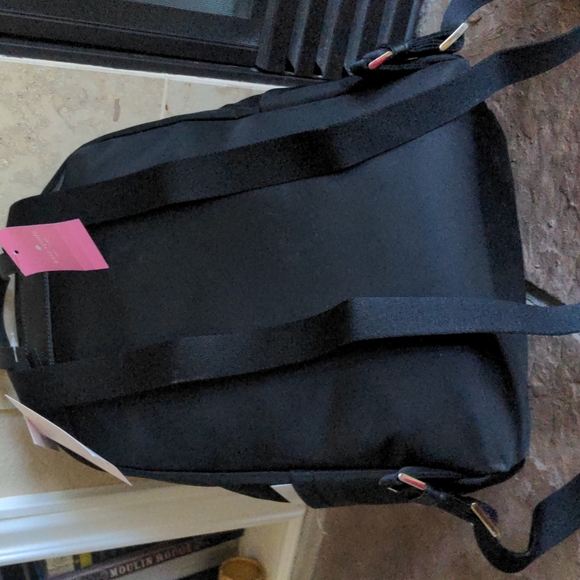 NWT Kate Spade Black Large Nylon Backpack - Picture 7 of 7